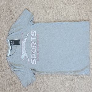 Slazenger Banger T-Shirt signature logo printed to the front